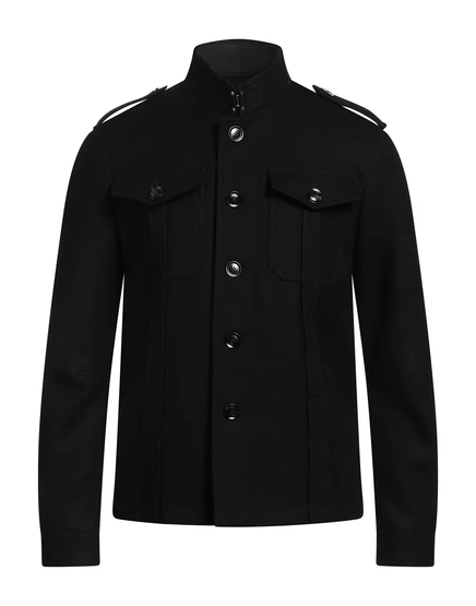 Мужская куртка Tom Ford Lorenz_SP из шерсти и кожи, чёрный