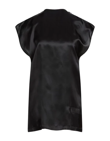 Женский топ MM6 Maison Margiela Papermag, черный