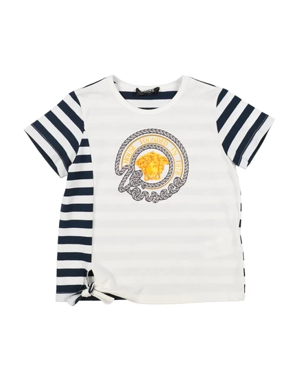 Женская футболка Versace Young, слоновая кость