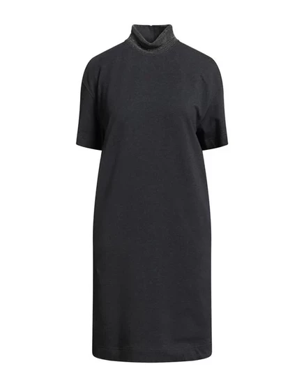 BRUNELLO CUCINELLI Короткое платье тёмно-серый
