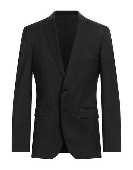 Мужской жакет BOSS Hugo Boss шерстяной, черный