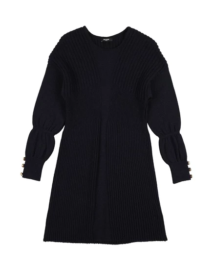 Детское платье Balmain Promotion Junior, иссиня-чёрное