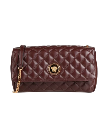 Женская сумка кросс-боди Versace, бордовая