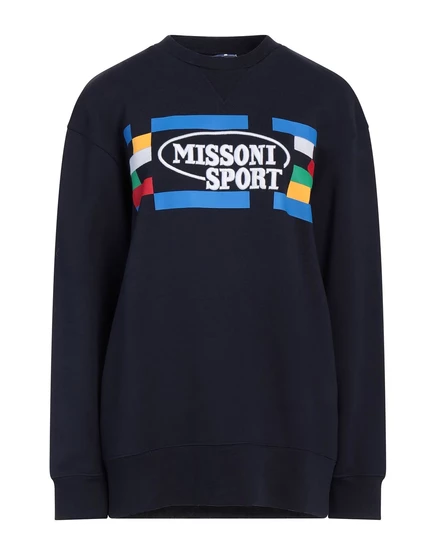 Женский свитшот Missoni, темно-синий