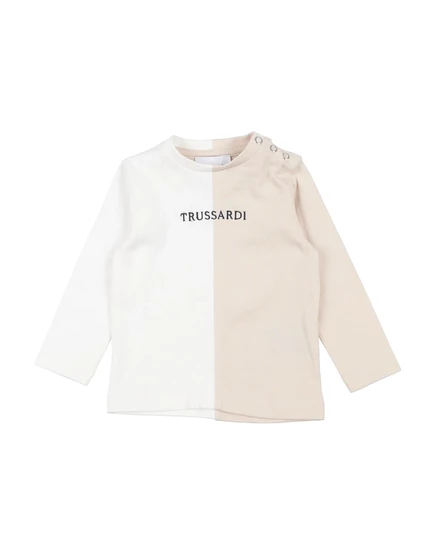 Футболка для младенцев Trussardi Junior BABY, бежевого цвета