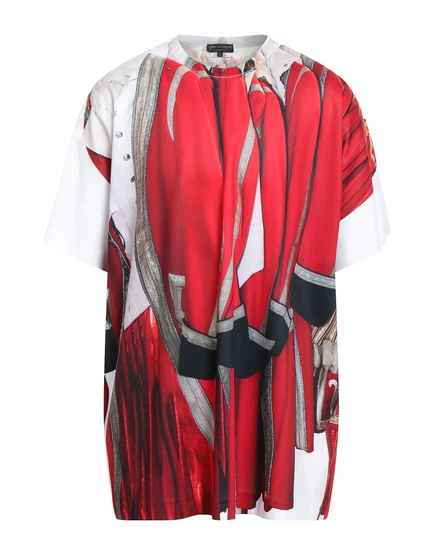 Мужская футболка COMME des GARÇONS с принтом, красная