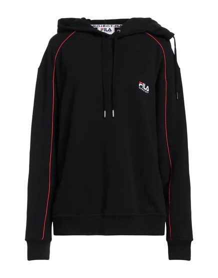 Женское худи Y/PROJECT x FILA PAPERMAG, черное