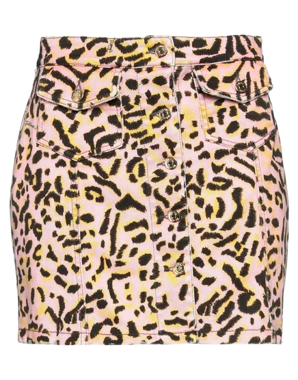 Женская джинсовая юбка Just Cavalli Papermag, розовая