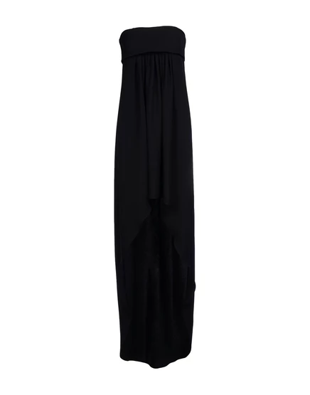Женское платье Saint Laurent плиссированное, черное