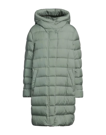 Женский пуховик woolrich jadr, шалфейно-зелёный