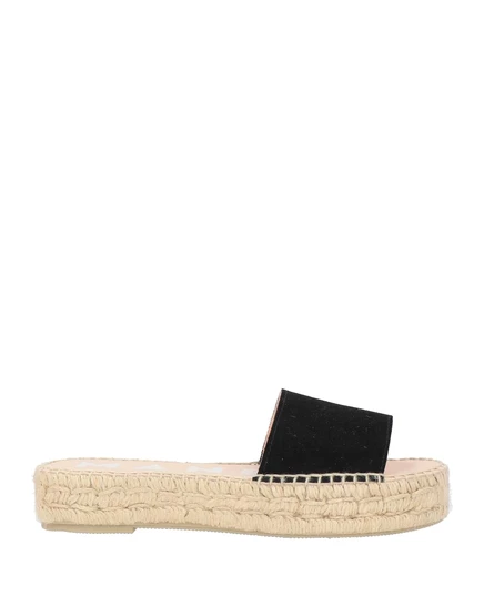 Женские эспадрильи MANEBÍ Espadrilles замшевые, черные