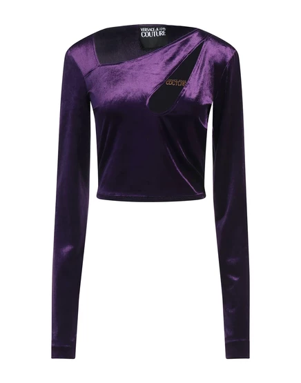 Женский топ Versace Jeans Couture, фиолетовый