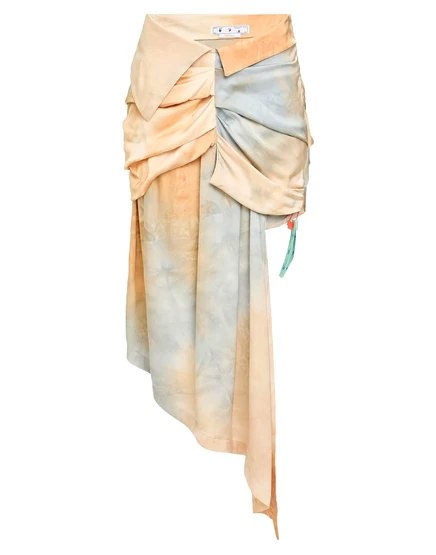 Женская юбка Off-White WONDERWOMAN, верблюжья