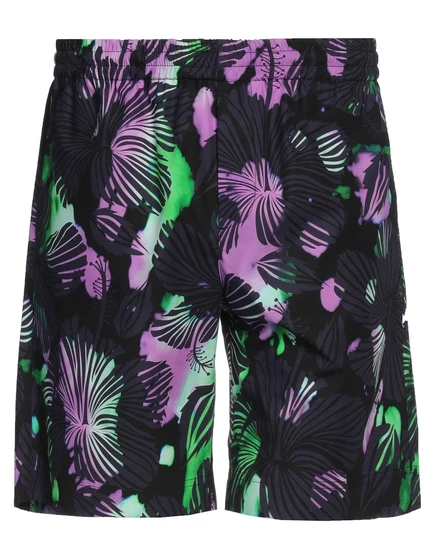 Мужские шорты MSGM Papermag, лиловые