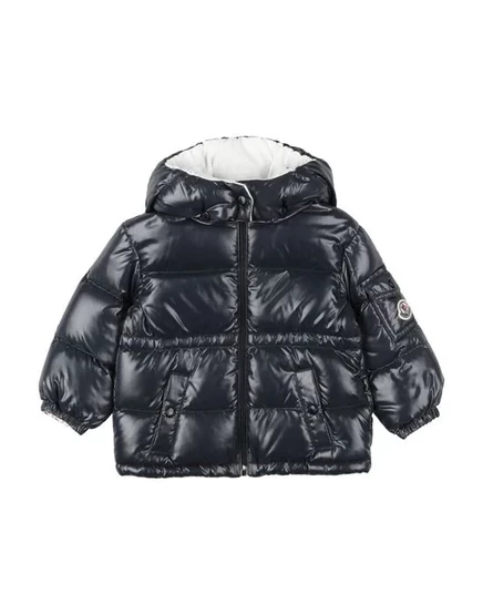 Женский пуховик Moncler на синтепоне с съёмным капюшоном