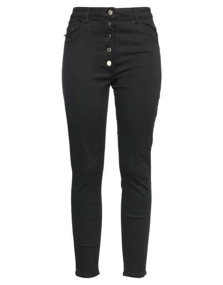 Женские брюки Elisabetta Franchi Ibizen зауженные, черные