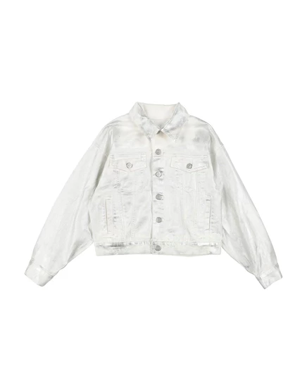 Женская джинсовая куртка MM6 Maison Margiela, белая