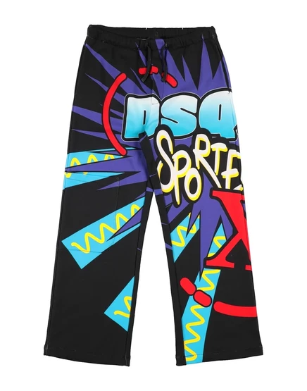 Детские брюки Dsquared2 Junior, черные