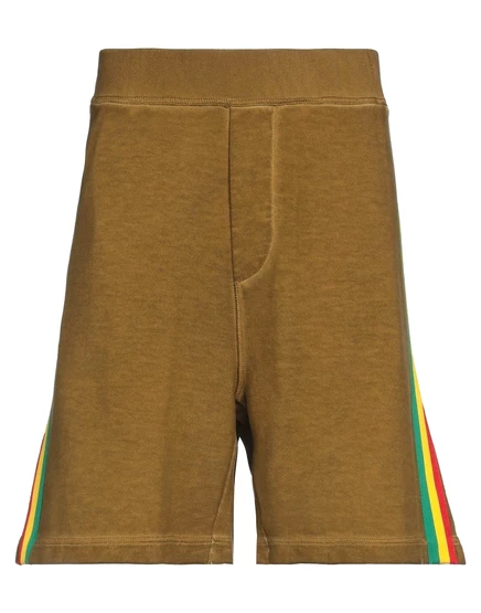 Мужские спортивные шорты DSquared2, зелёные милитари