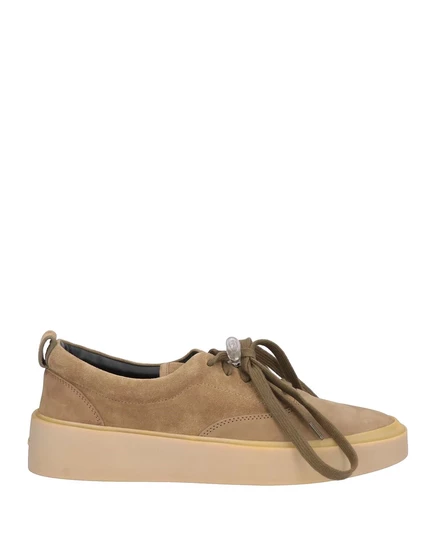 Мужские кеды fear of god из нубука, хаки