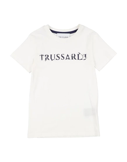 Детская футболка Trussardi Junior, белая