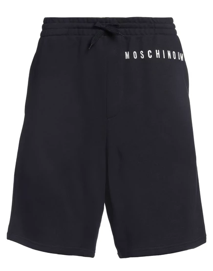 Мужские шорты Moschino Papermag, темно-синие