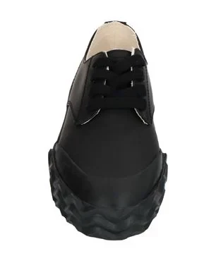 Мужские кеды Maison Margiela кожаные, чёрные