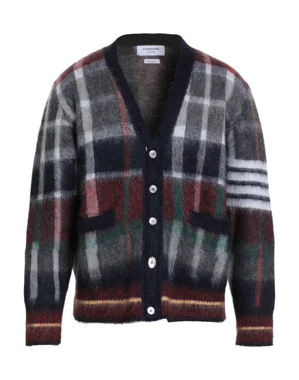Мужской кардиган Thom Browne, темно-синий