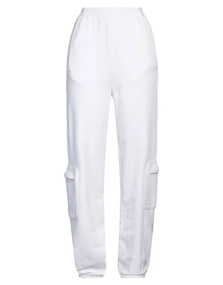 Женские брюки MM6 Maison Margiela, белые