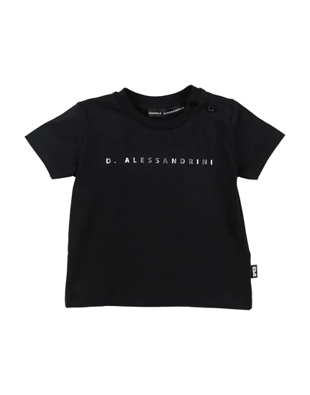 Мужская футболка Daniele Alessandrini BABY из джерси, чёрная