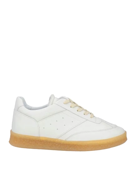 Женские кеды MM6 Maison Margiela PAPERMAG кожаные, белые