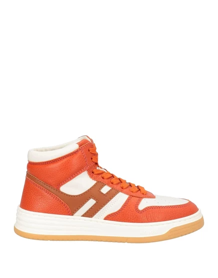 Женские высокие кроссовки Hogan, рыжие