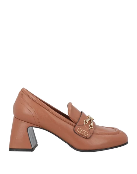 Женские лоферы Pollini Lorenz_SP, кожаные, коричневые