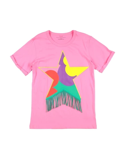 Детская футболка Stella McCartney Kids, розовая