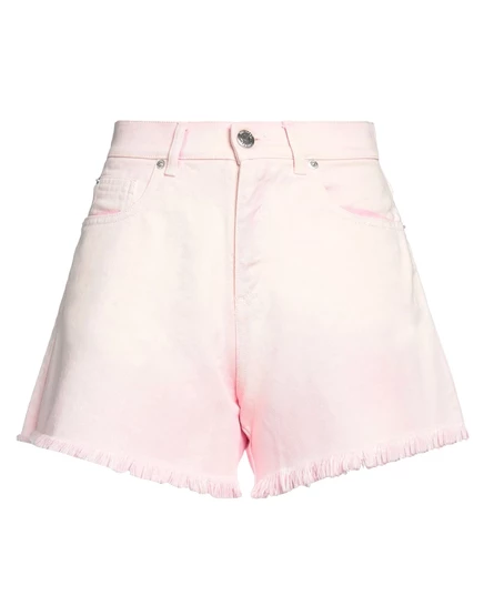 Женские джинсовые шорты Twinset, светло-розовые