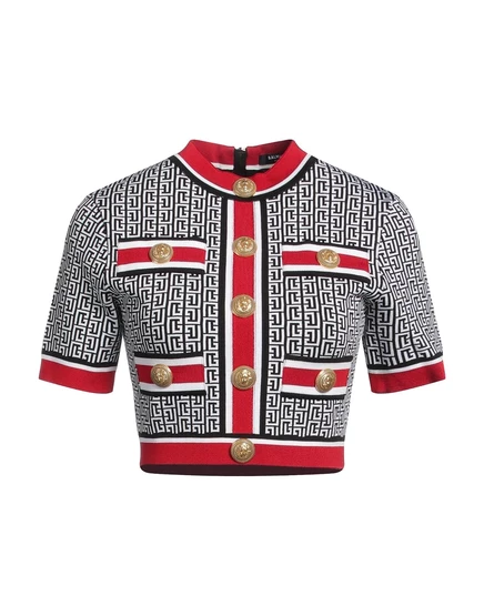 Женский свитер Balmain WONDERWOMAN, белый