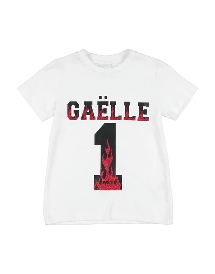 Женская футболка GALLE Paris с глиттером, белая