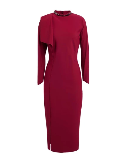 CHIARA BONI LA PETITE ROBE Midi dresses бордовый