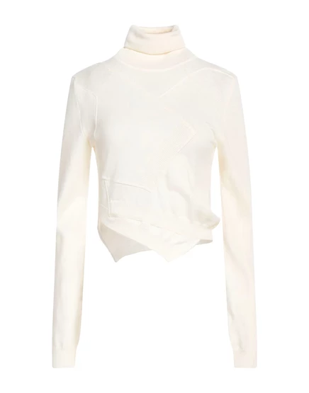Женская водолазка MM6 Maison Margiela, слоновая кость