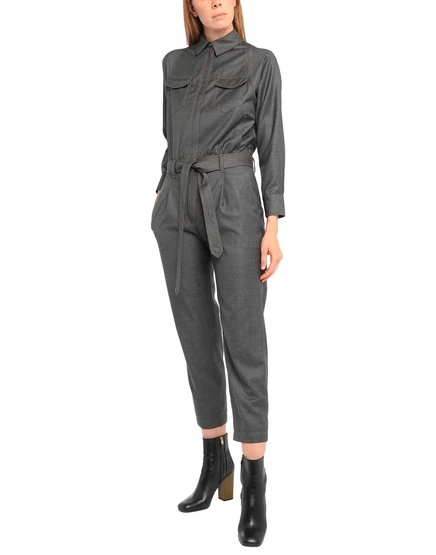 Женский комбинезон Brunello Cucinelli Hamish, чёрный