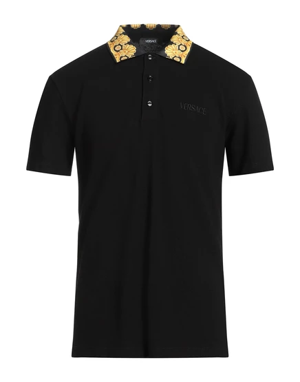 Мужское поло Versace Lorenz_SP, черное