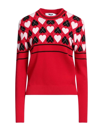 Женский свитер MSGM PAPERMAG, красный