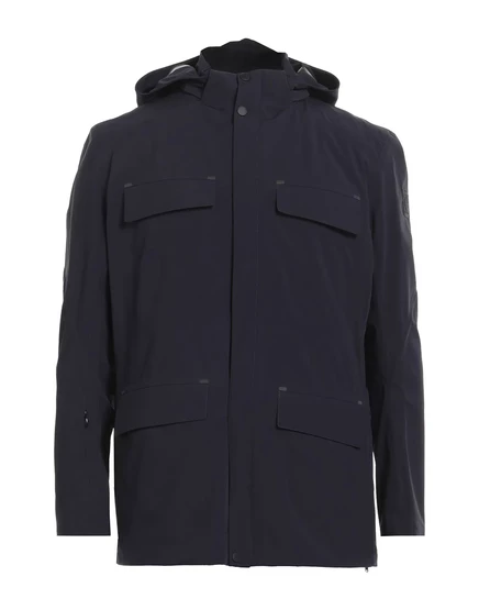 Мужская куртка Belstaff с капюшоном, темно-синяя