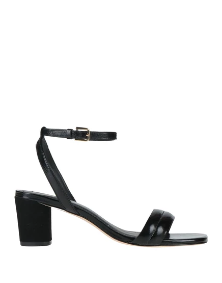 Женские сандалии Sandro Sandals кожаные, чёрные
