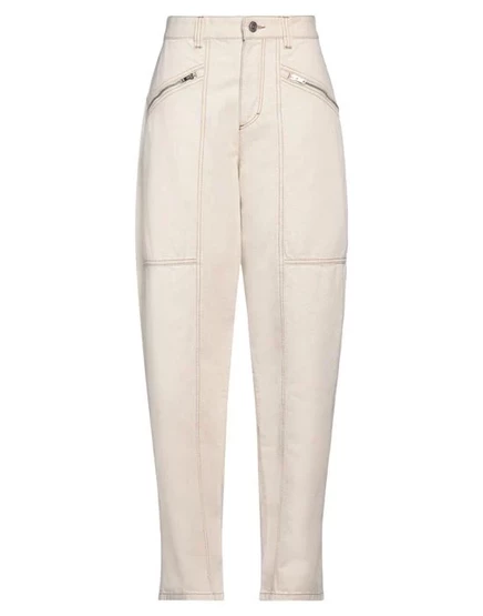 ISABEL MARANT Джинсовые брюки слоновая кость