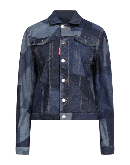 Женская джинсовая куртка DSquared2 Papermag, синяя