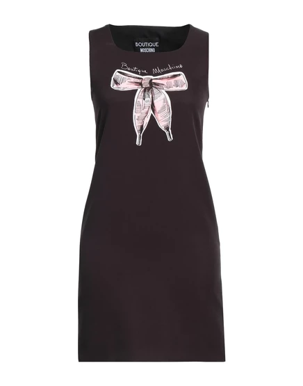 Женское мини-платье Boutique Moschino Papermag, черное