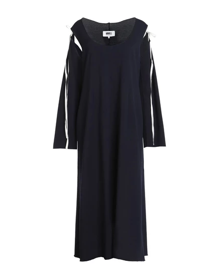 MM6 MAISON MARGIELA Midi dresses иссиня-чёрный