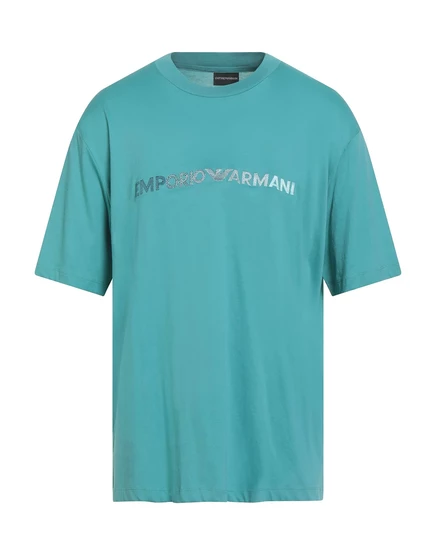 Мужская футболка Emporio Armani Lorenz_SP, бирюзовая