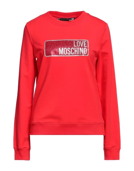 Женский свитшот Love Moschino, красный
